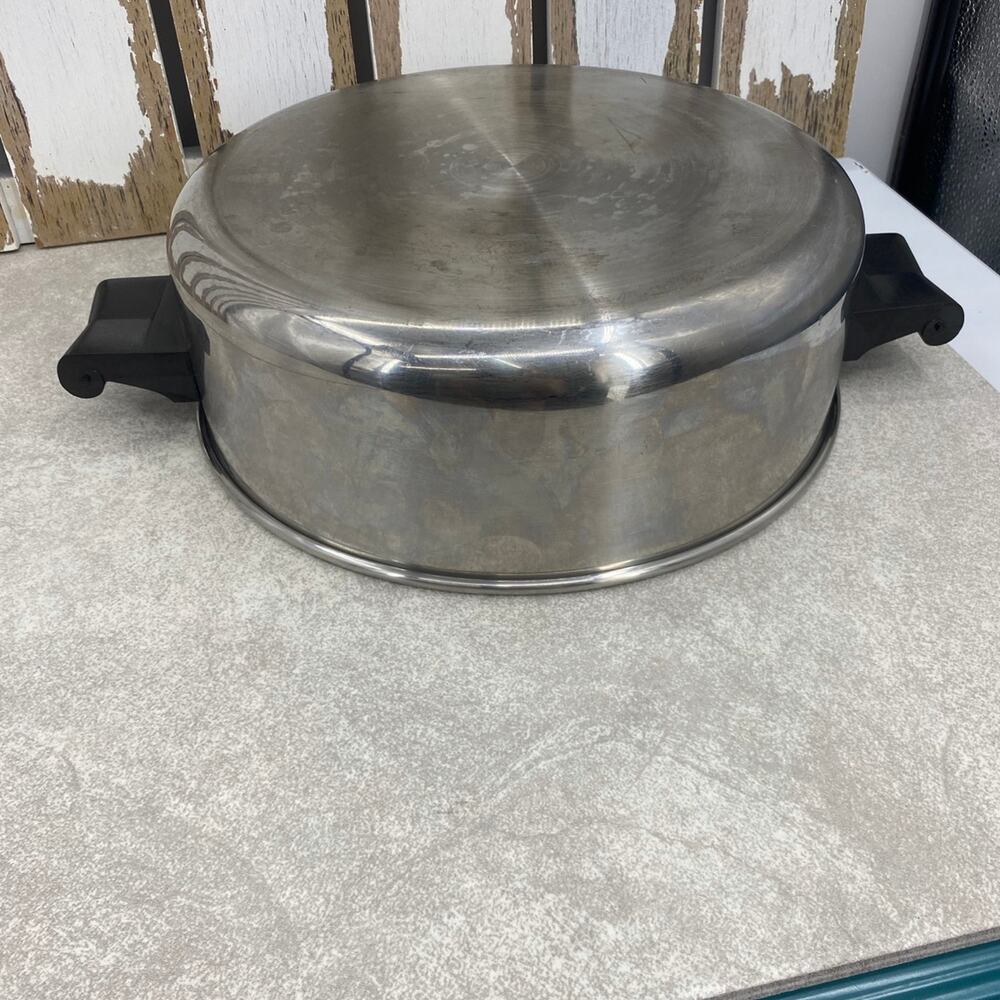 Saladmaster 5 Quart Replacement Dome Lid Only Handles Stainless Steel Cookware